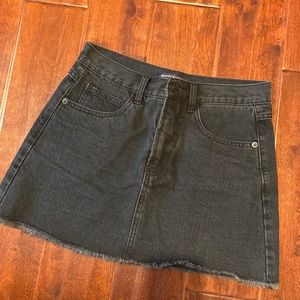 Brandy Melville Black Mini Skirt